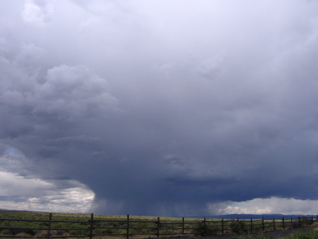 Thunderstorm over Burns
